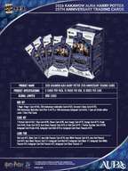 2026 Kakawow Aura Harry Potter 25th Anniversary Trading Cards Hobby Box [ENG]