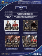 2026 Kakawow Aura Harry Potter 25th Anniversary Trading Cards Hobby Box [ENG]