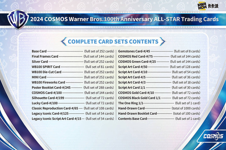 2024 Kakawow COSMOS Warner Bros. 100th Anniversary ALL-STAR Collection Box [ENG]