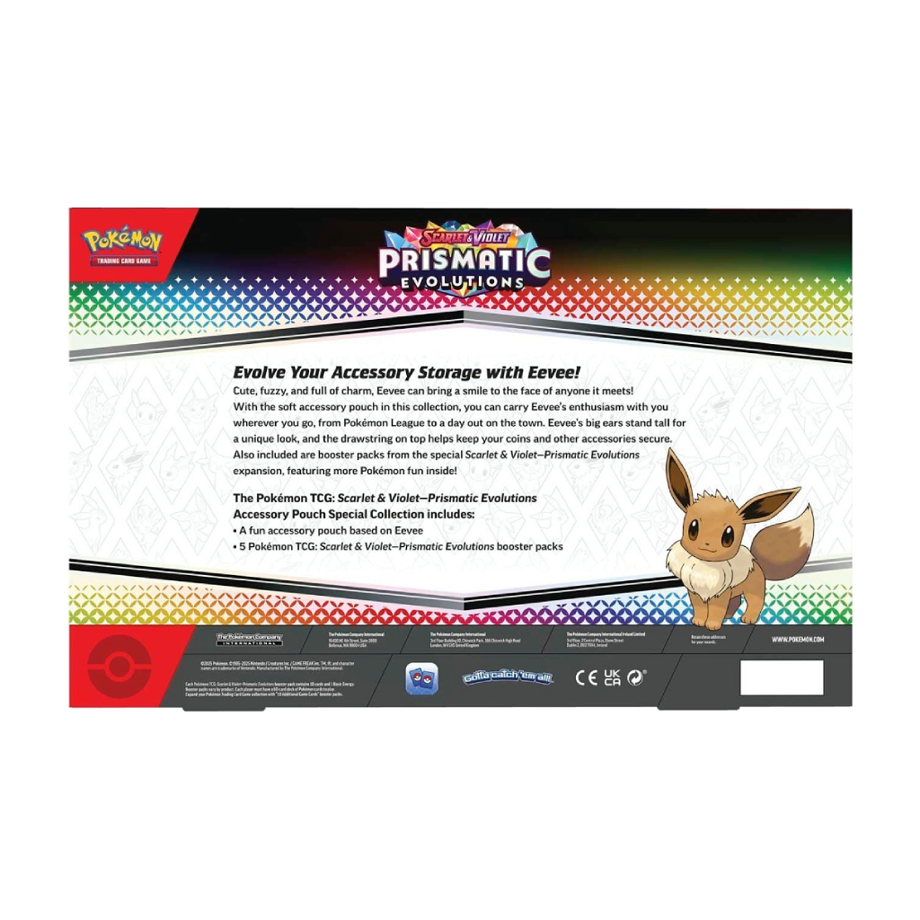 Pokemon TCG: Scarlet & Violet-Prismatic Evolutions Accessory Pouch Special Collection