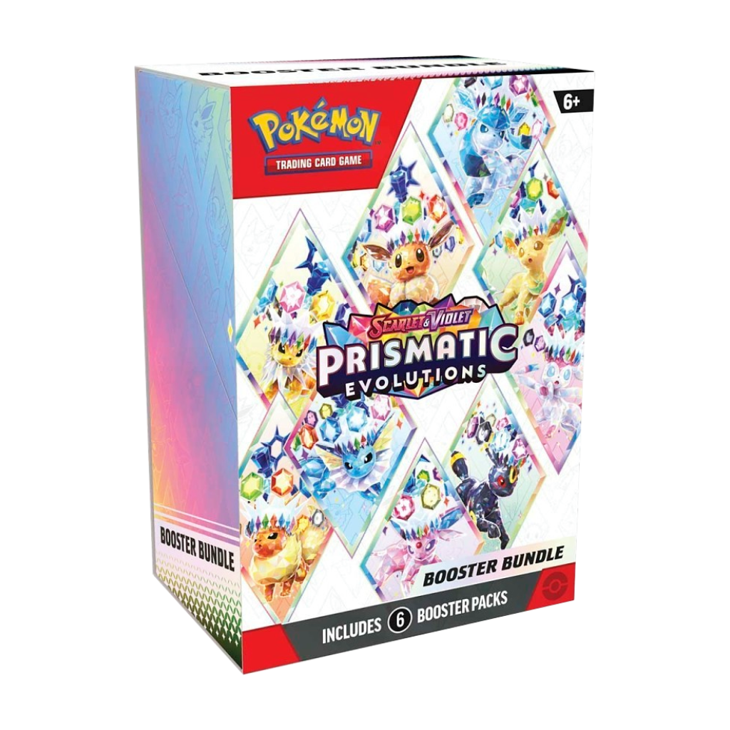 Pokemon TCG: Scarlet & Violet-Prismatic Evolutions Booster Bundle (6 cards)