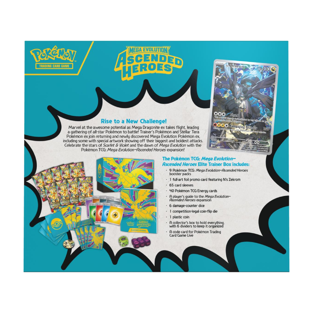 Pokemon TCG: Mega Evolution-Ascended Heroes Elite Trainer Box