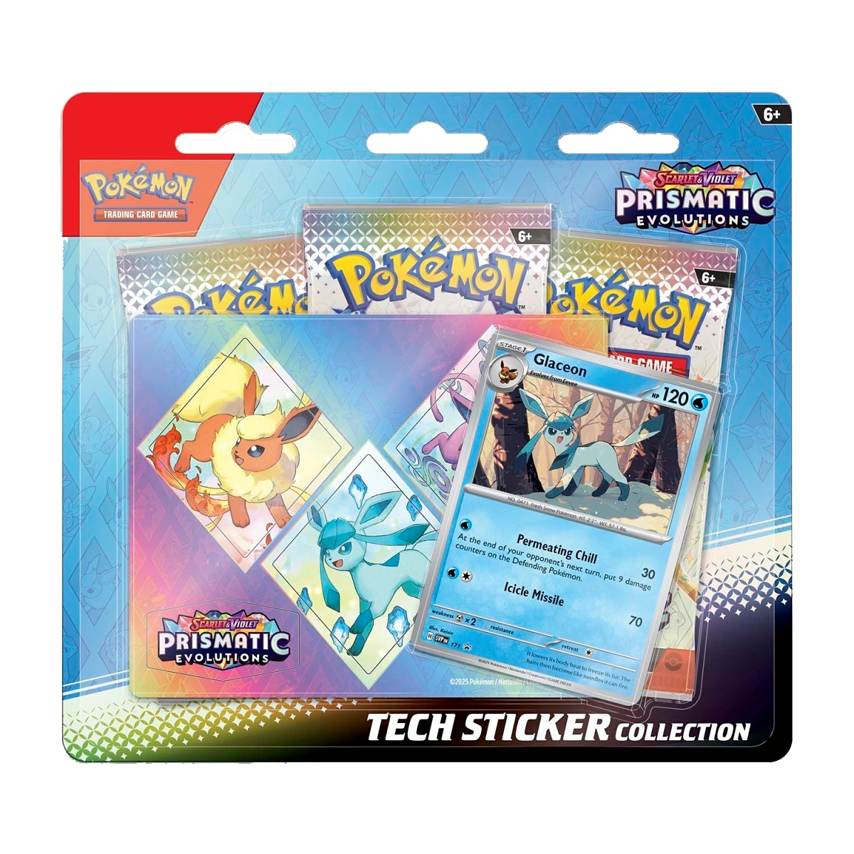 Pokemon TCG: Scarlet & Violet-Prismatic Evolutions Tech Sticker Collection (Random Art)