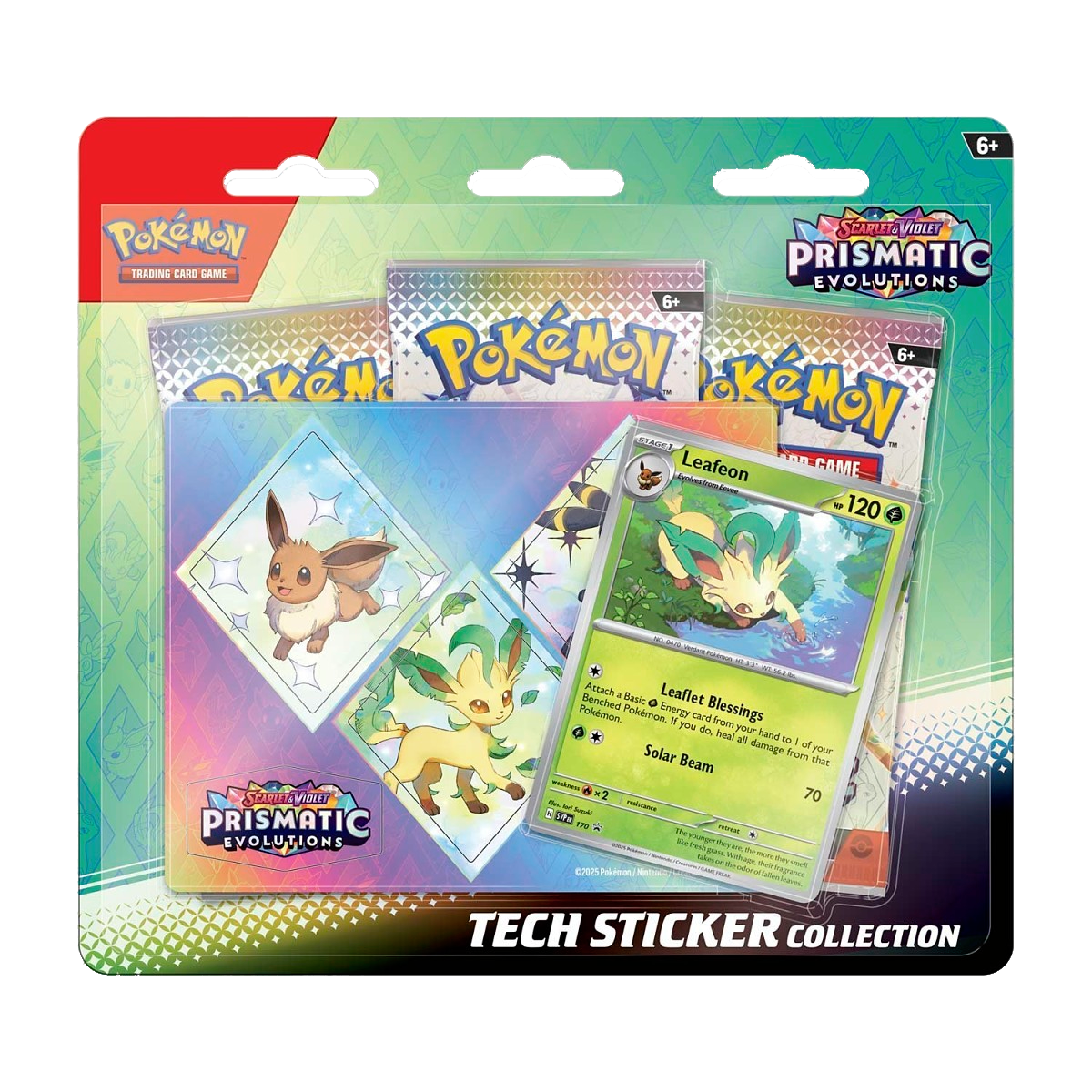 Pokemon TCG: Scarlet & Violet-Prismatic Evolutions Tech Sticker Collection (Random Art)
