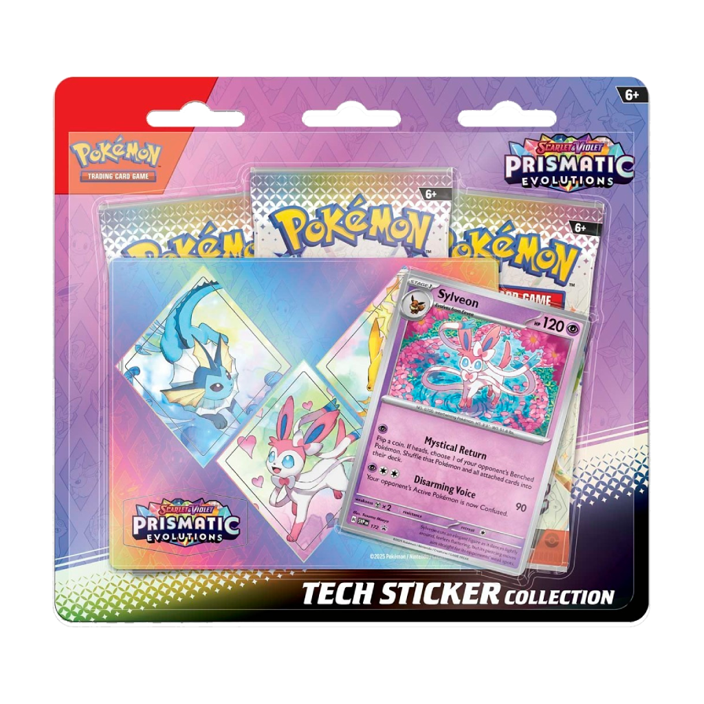 Pokemon TCG: Scarlet & Violet-Prismatic Evolutions Tech Sticker Collection (Random Art)