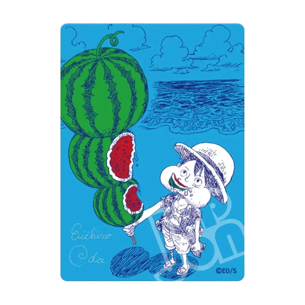 One Piece Card Game: Monkey D. Luffy Signed by Eiichiro Oda Metal Card | Natsucomi Shueisha 2026 [PO]