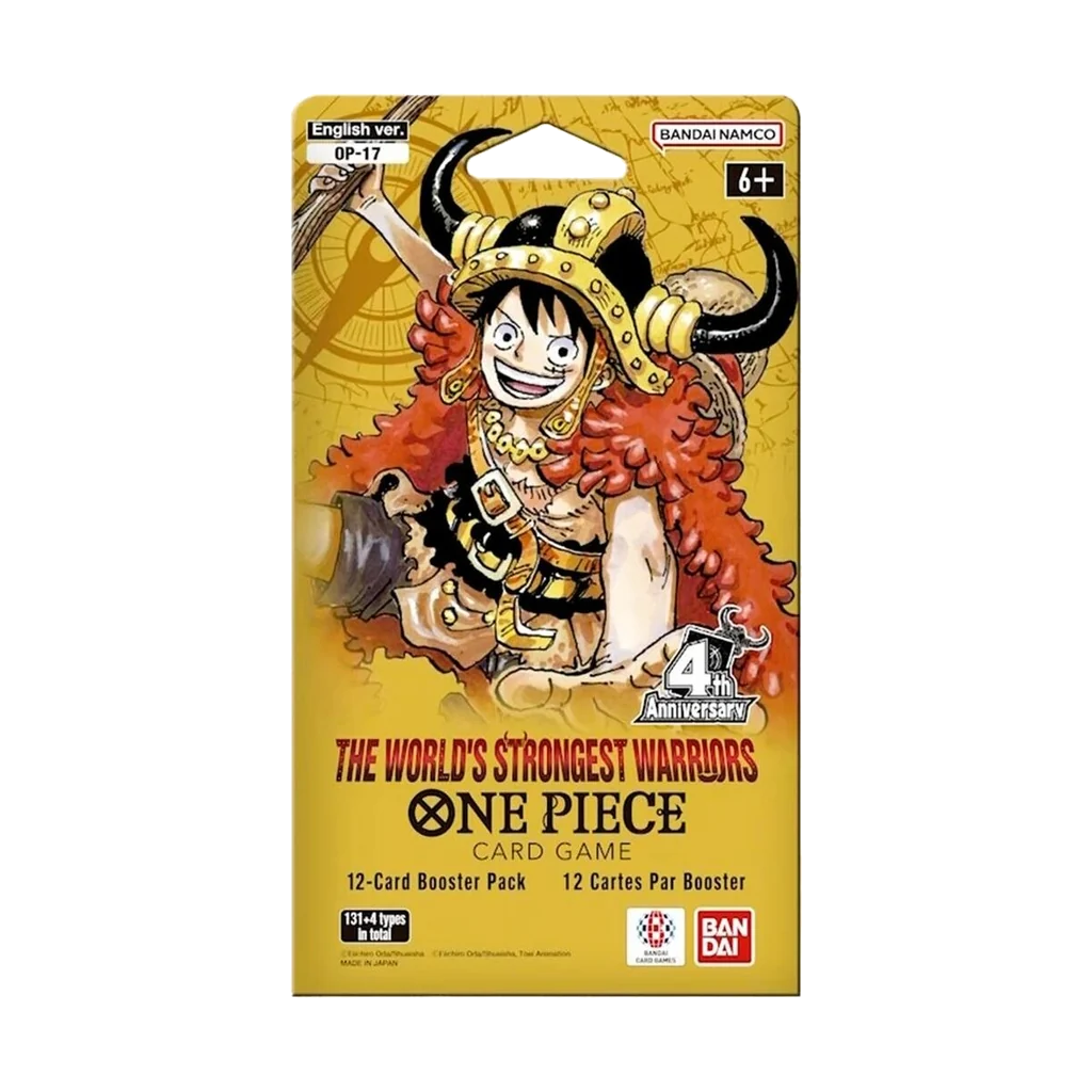 [PRE-ORDER] One Piece Card Game: The World's Strongest Warriors - Sleeved Booster (OP-17)(Eng) Random Art