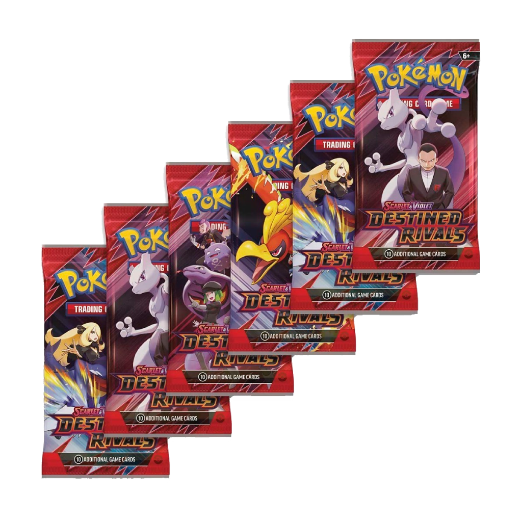 Pokemon TCG: Scarlet & Violet-Destined Rivals Booster Bundle (6 Packs)
